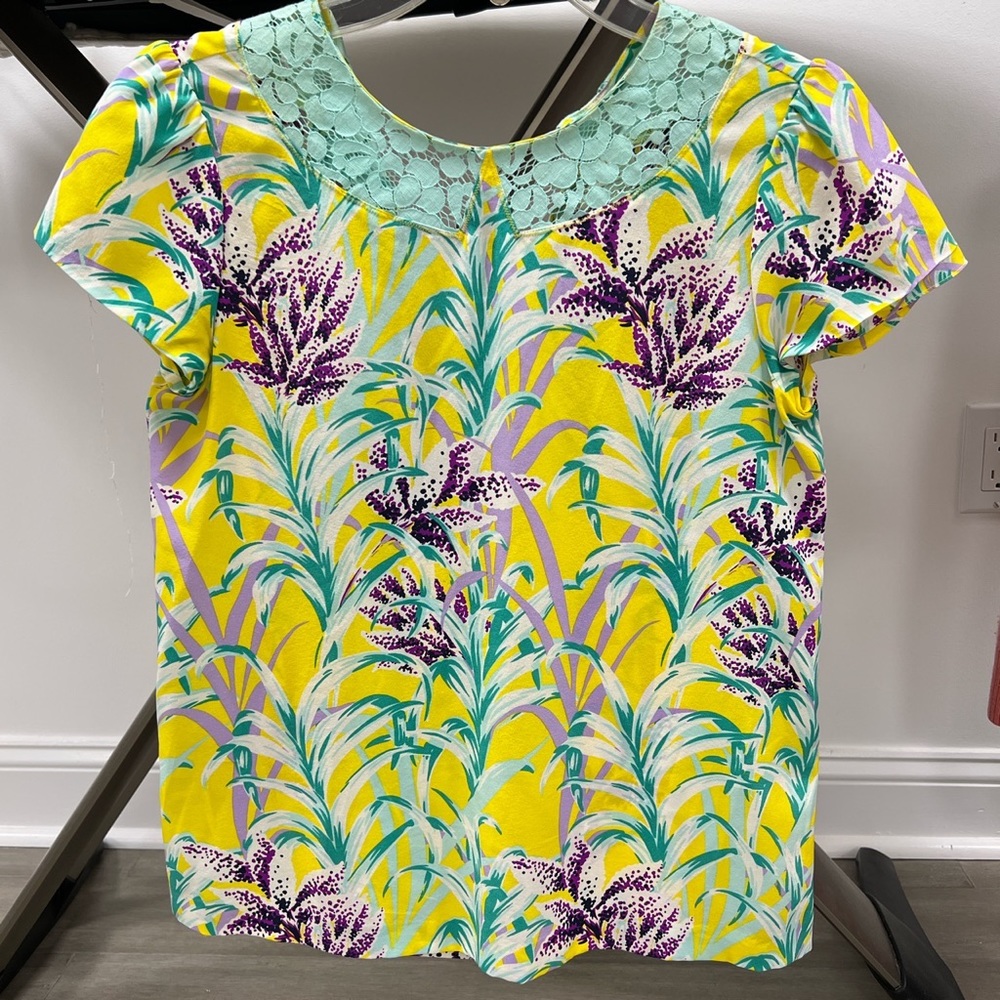 Kate spade floral blouse